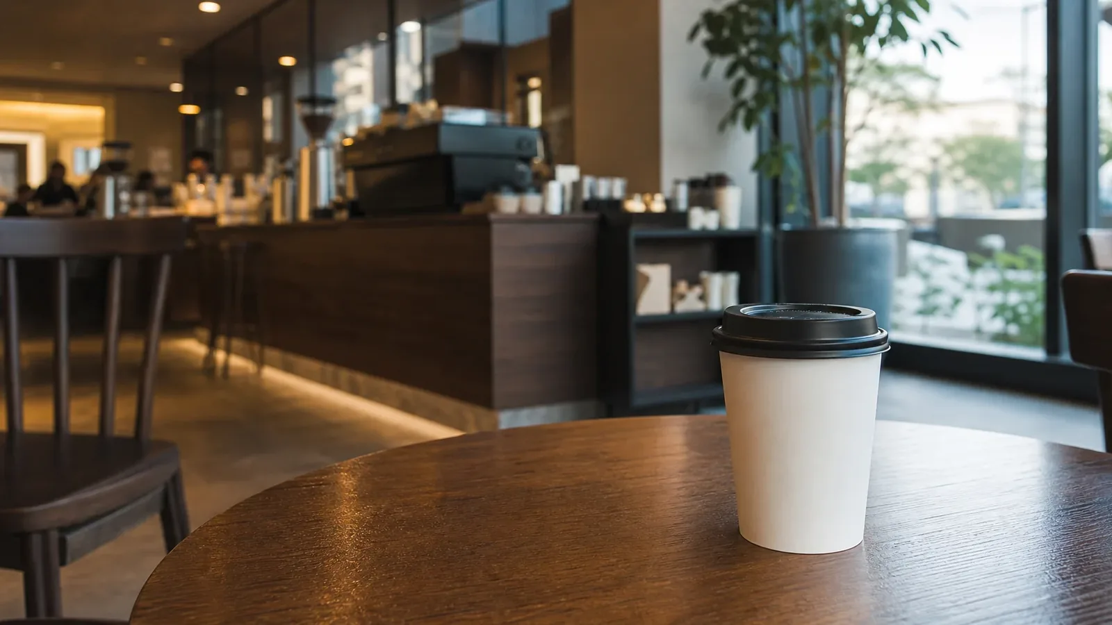 강남 지역 cafe 방문 전 확인사항을 소개하는 사실적인 참고 이미지