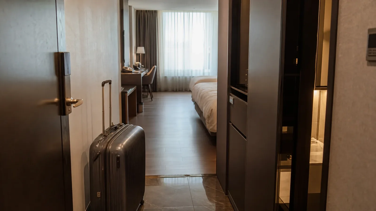 강남 지역 lodging 방문 전 확인사항을 소개하는 사실적인 참고 이미지