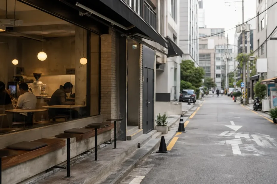 강남 지역 recommendation 방문 전 확인사항을 소개하는 사실적인 참고 이미지