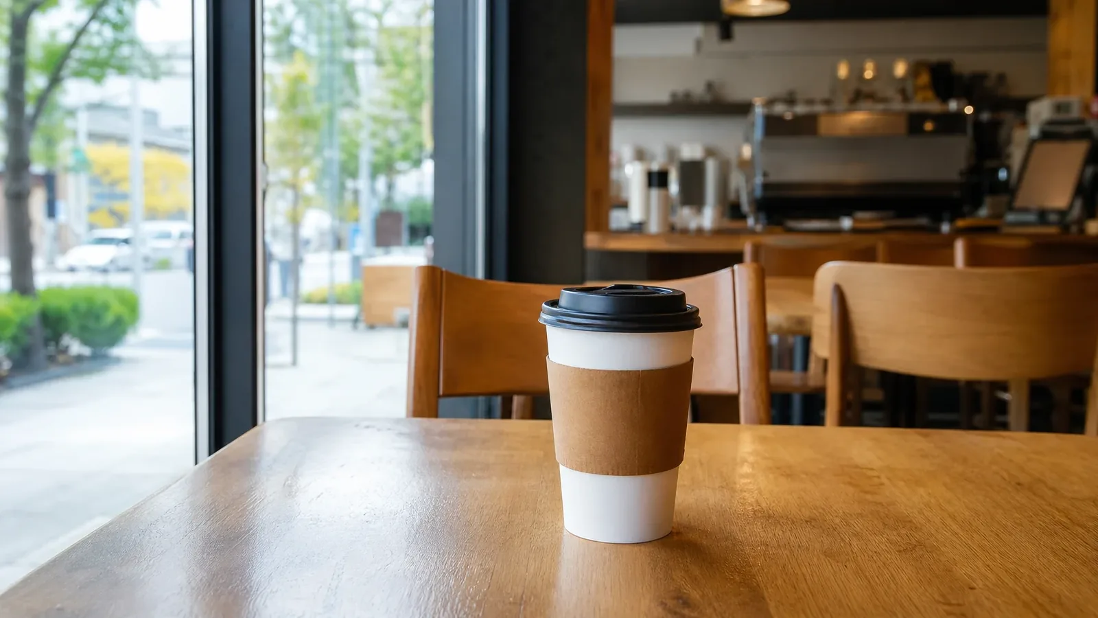 강남 지역 cafe 방문 전 확인사항을 소개하는 사실적인 참고 이미지