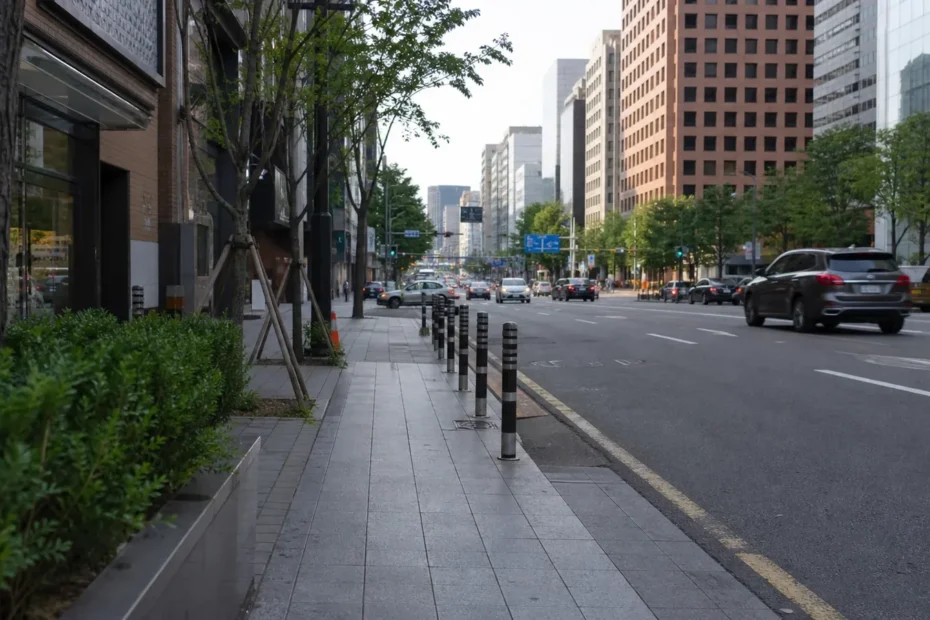 강남 지역 review 방문 전 확인사항을 소개하는 사실적인 참고 이미지
